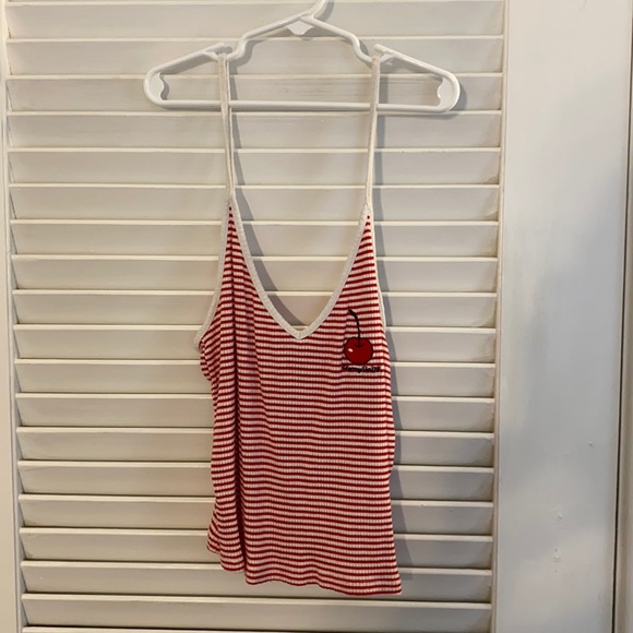 Cherry baby spaghetti strap crop top - Picture 2 of 4